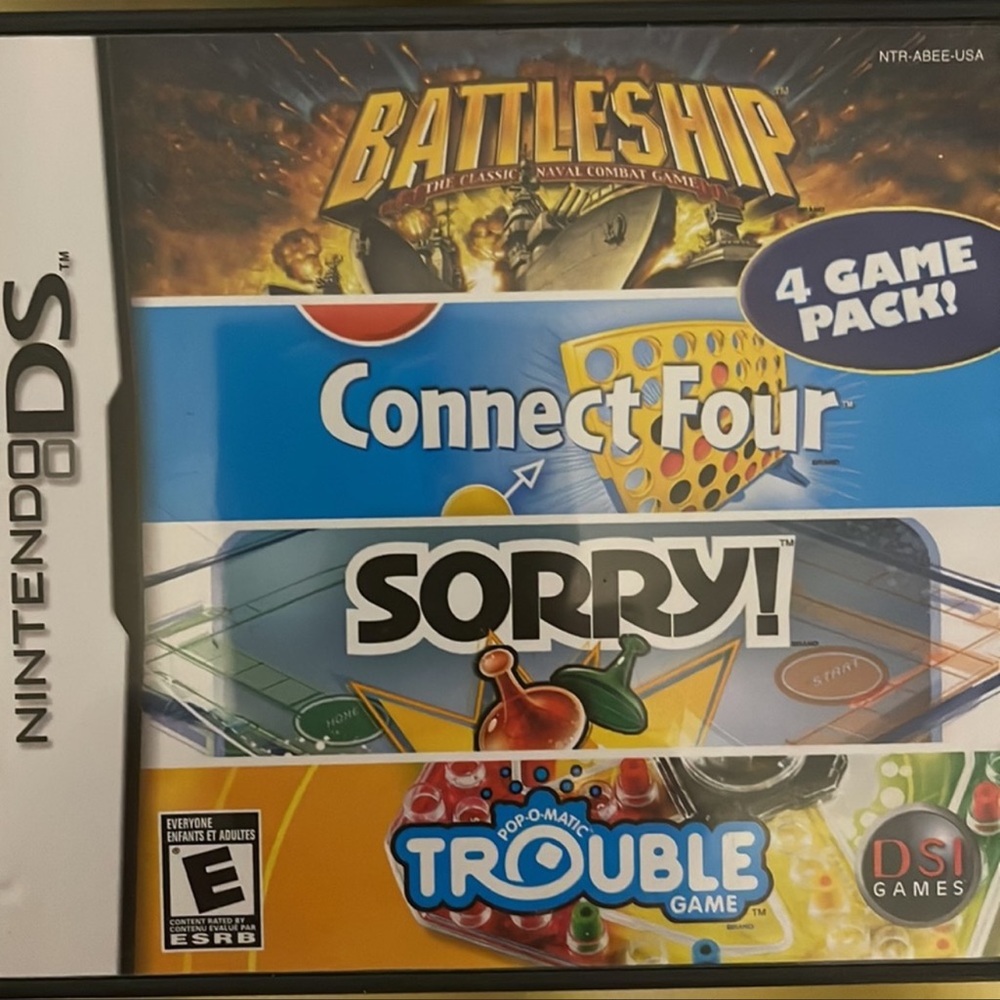 Nintendo DS 4 games in one